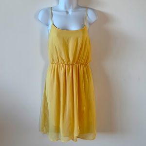 Francesca’s Yellow Party Dress